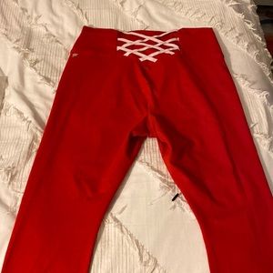 Powerhd Red Leggings by Fabletics